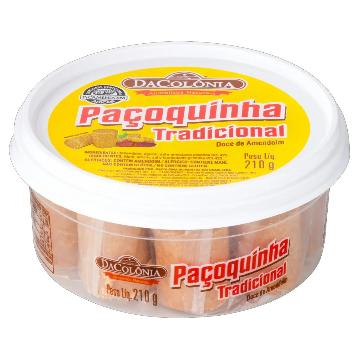 DaColonia Paçoquinha Tradicional 7.4oz (210g)