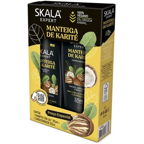 Skala Expert Shea Butter Shampoo & Conditioner Set 325ml – Dry Hair Repair