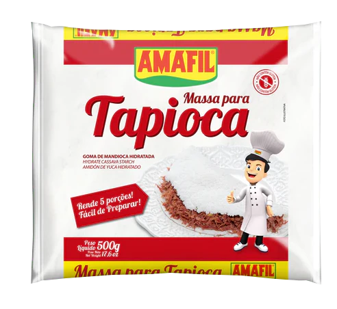 Amafil Massa Pronta para Tapioca 17.6oz (500g)