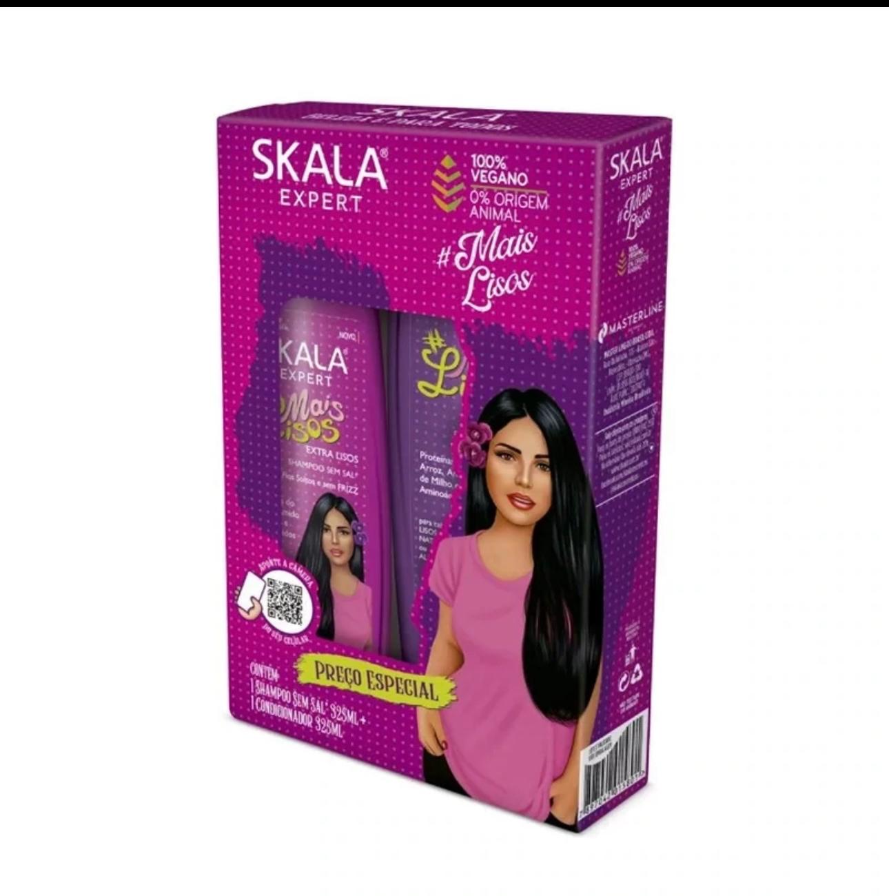 Skala Expert Mais Lisos Shampoo & Conditioner Set 325ml – Vegan – Anti-Frizz