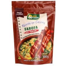 Bom Gosto Farofa Sabor Bacon - 10.5oz (300g)