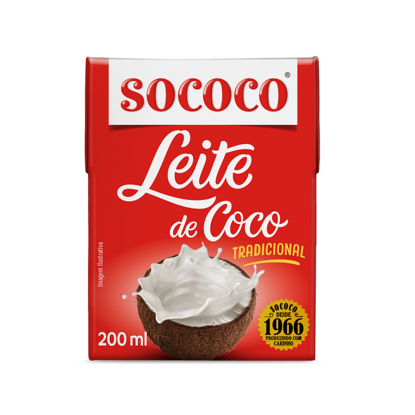 Sococo Leite de Coco Tradicional 6.76fl oz (200ml)