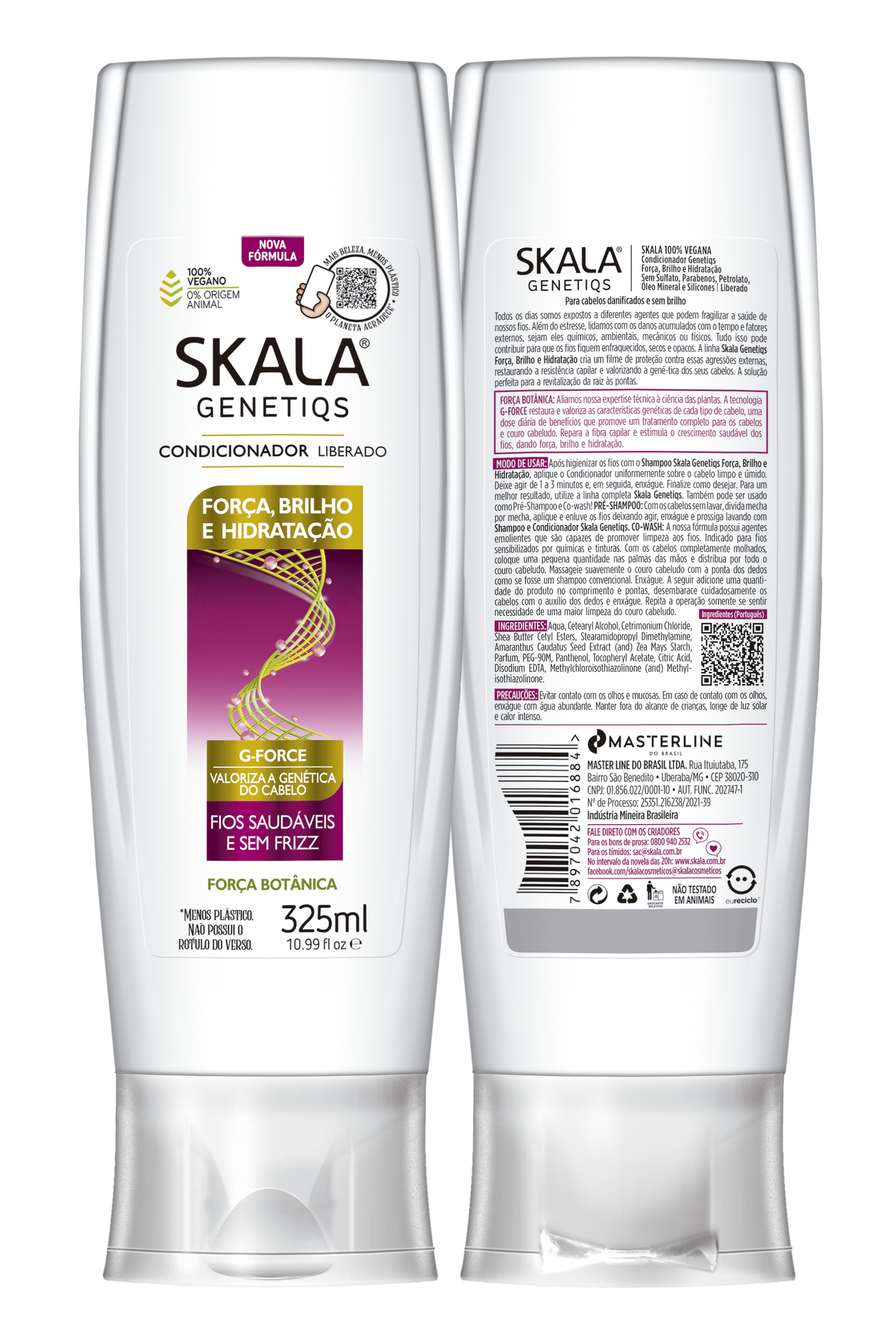 Skala Genetiqs G-Force Shampoo & Conditioner Set 325ml–Strength, Shine & Hydration