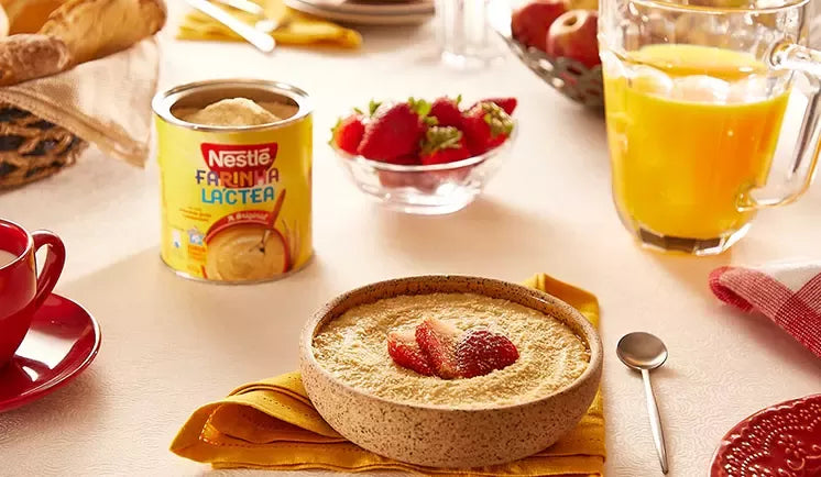 Nestlé Farinha Láctea 360g – A Original com Zinco, Ferro e Vitaminas