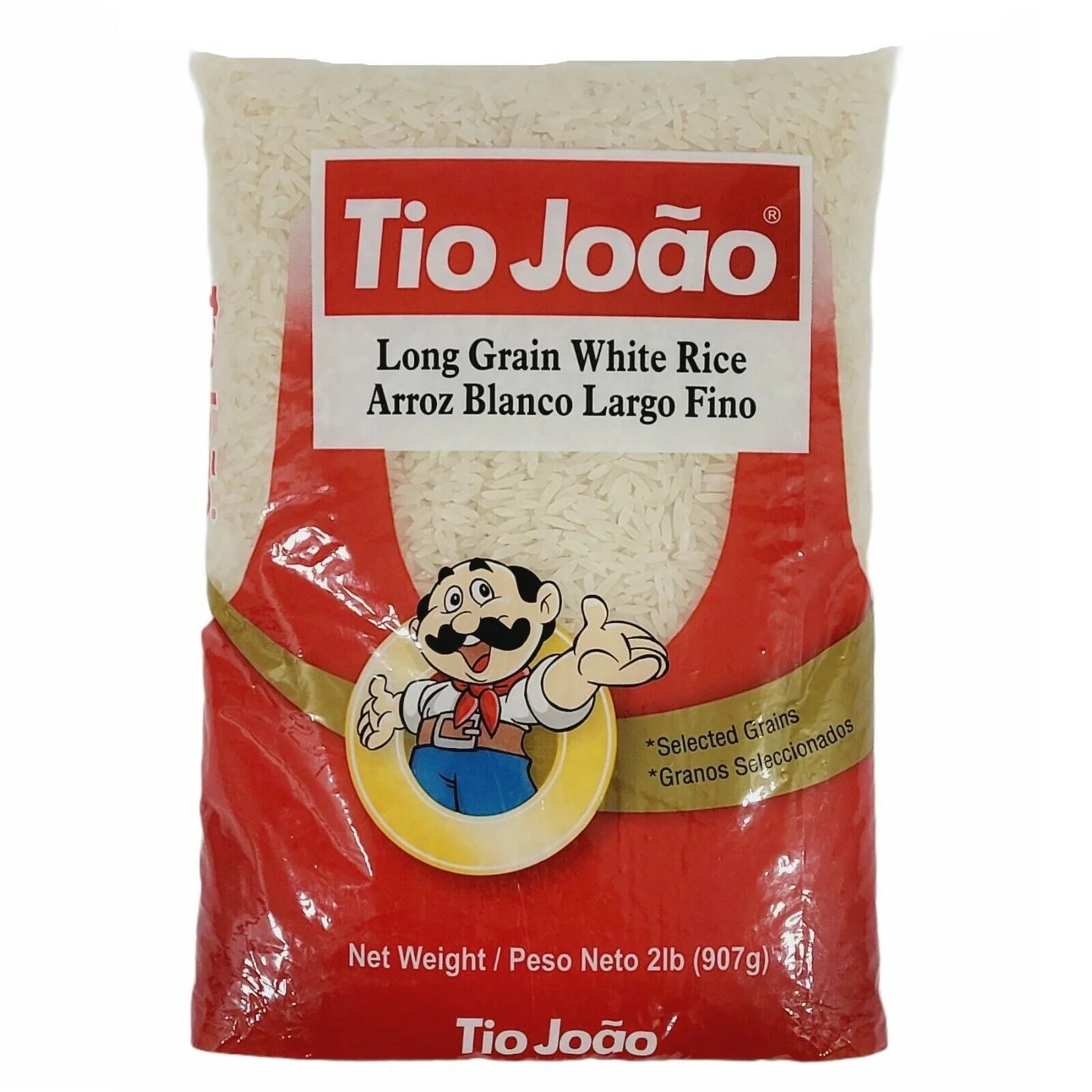 Tio João Arroz Branco Longo Fino – 2lb (907g)