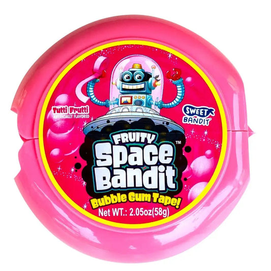Sweets Bandit - Fruity Space Bandit Bubble Gum Tape Tutti Frutti - 2.05oz (58g)