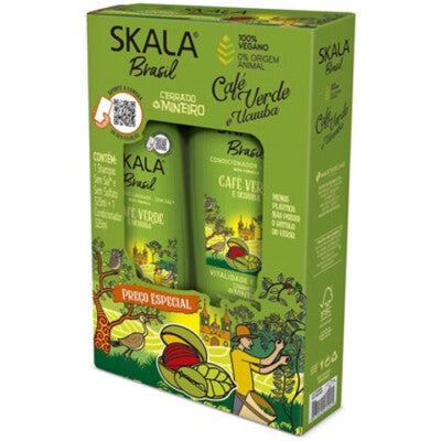 Skala Brasil Green Coffee & Ucuuba Shampoo & Conditioner Set 325ml