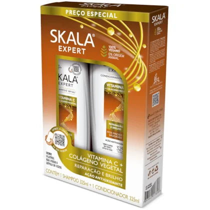 Skala Expert Vitamin C + Plant Collagen Shampoo & Conditioner Set 325ml