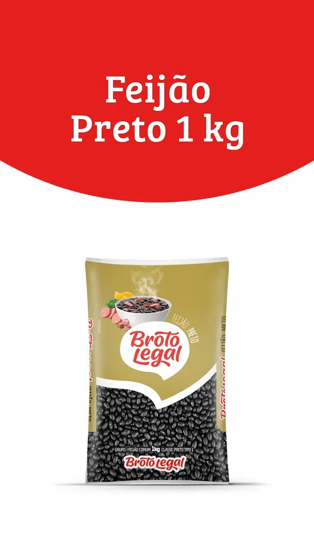 Broto Legal Feijão Preto 2.2lbs (1kg)