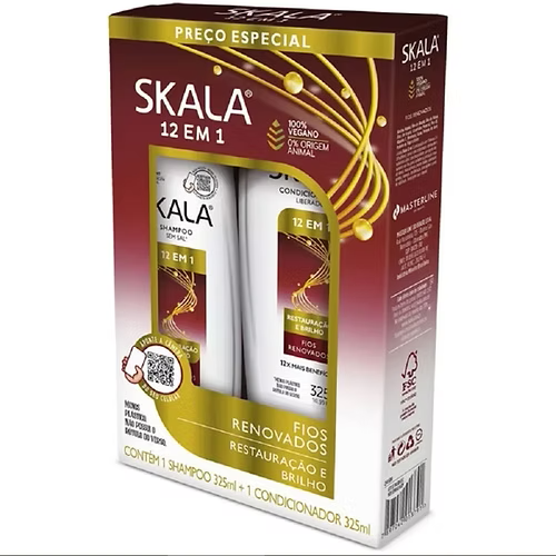 Skala Expert 12 in 1 Shampoo & Conditioner Set 325ml – Total Hair Repair