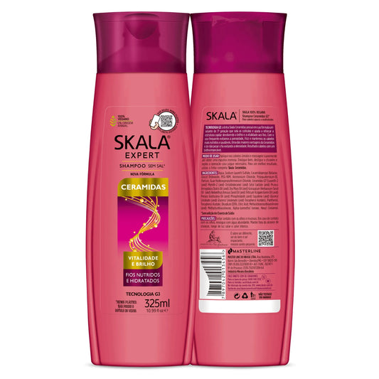 Skala Expert Ceramides Shampoo & Conditioner Set 325ml – Shine & Vitality