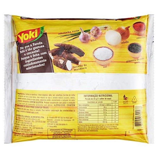 Yoki Farofa Tradicional 400g – Sabor Autêntico Brasileiro