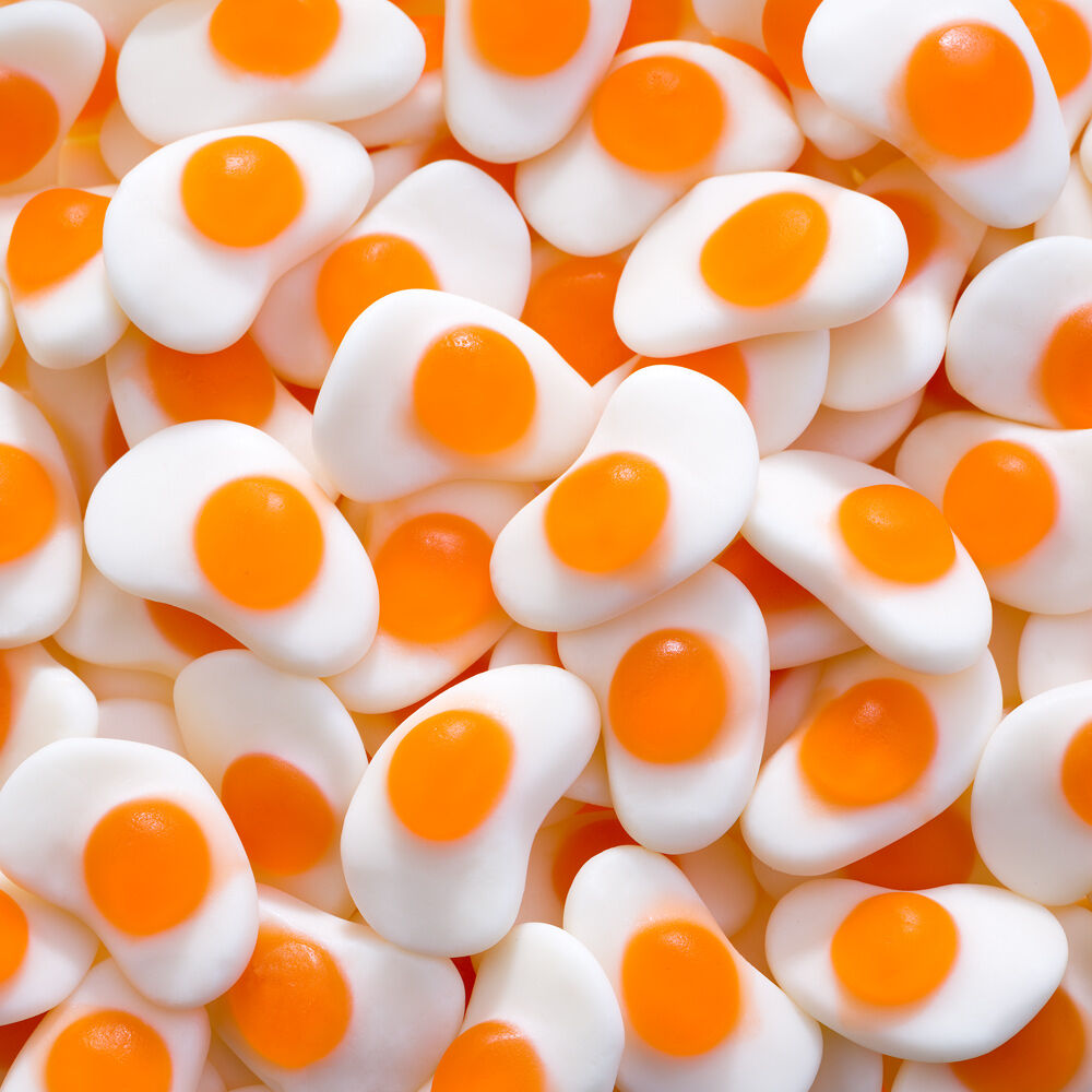 Fini Fried Eggs Gummies – Tutti-Frutti Flavor – 1 Bag 80g (2.82 oz)