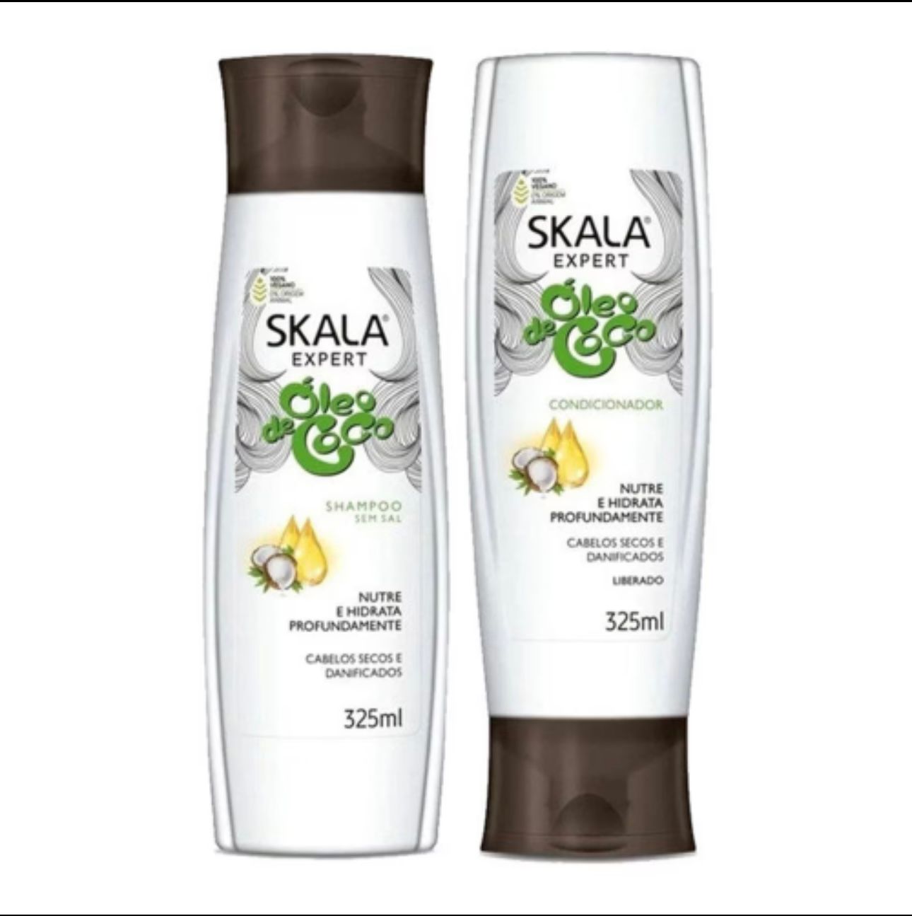 Skala Expert Coconut Oil Shampoo & Conditioner Set 325ml – Vegan