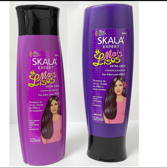 Skala Expert Mais Lisos Shampoo & Conditioner Set 325ml – Vegan – Anti-Frizz