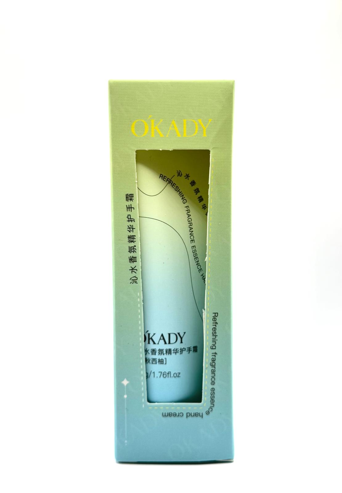 OKADY Refreshing Fragrance Essence Hand Cream – Citrus & Avocado – 50g / 1.76 fl oz