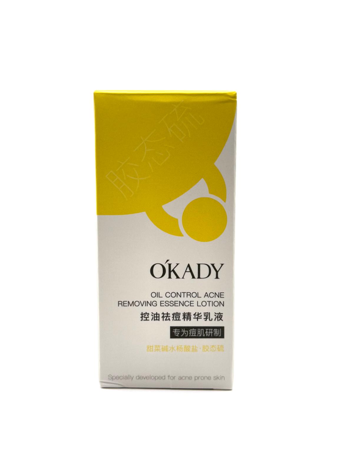 OKADY Oil Control Acne Essence Lotion 1 – 30ml | Sebum Balancing & Acne Treatment for Oily Skin