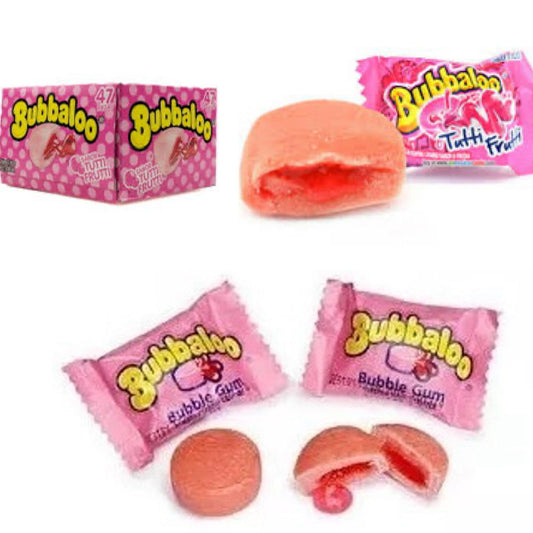 Bubbaloo - Tutti Frutti Liquid-Filled Bubble Gum - 47 Piece Box - 8.5oz (239.7g)
