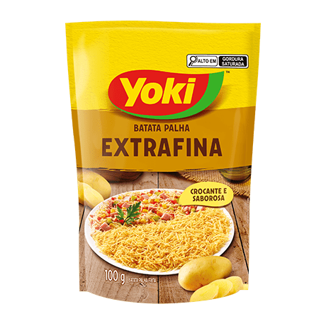 Yoki Batata Palha Extra Fina 100g - Crocante e Saborosa