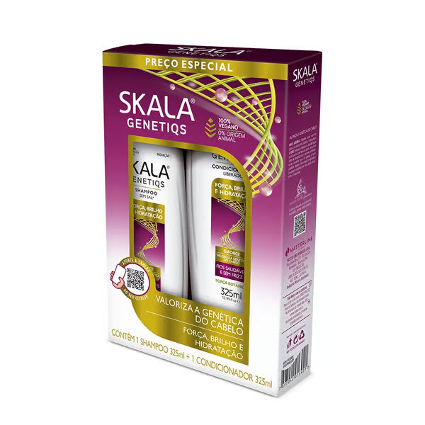 Skala Genetiqs G-Force Shampoo & Conditioner Set 325ml–Strength, Shine & Hydration