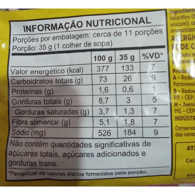Yoki Farofa Tradicional 400g – Sabor Autêntico Brasileiro