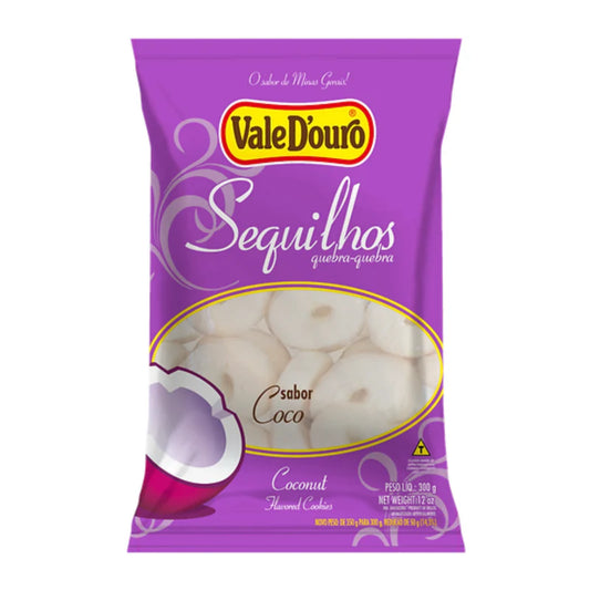 Vale D'ouro Sequilhos Sabor Coco - 10.5oz (300g)