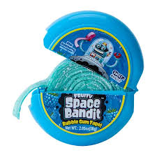 Sweets Bandit - Fruity Space Bandit Bubble Gum Tape Blue Raspberry - 2.05oz (58g)