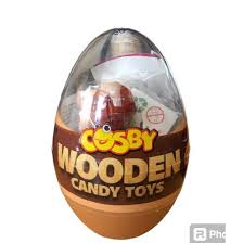 Cosby - Wooden Candy Toy Surprise Egg - 0.32oz (9g)