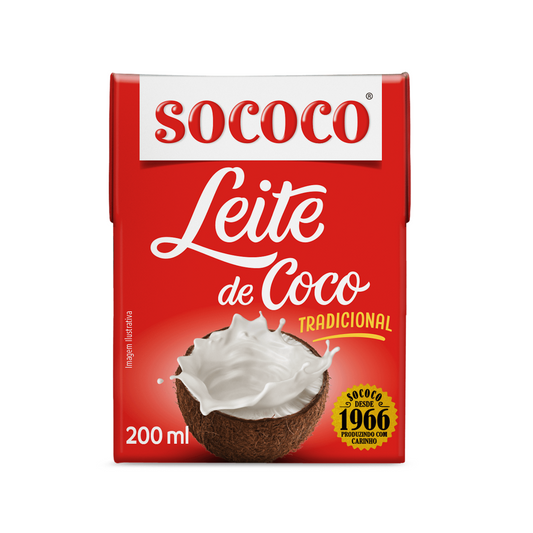 Sococo Leite de Coco Tradicional 6.76fl oz (200ml)