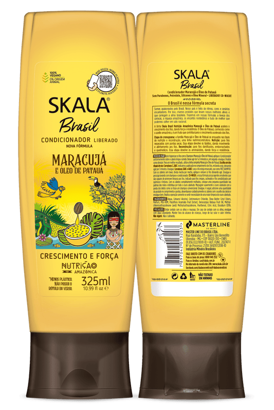Skala Brasil Passion Fruit & Pataua Oil Shampoo & Conditioner Set 325ml