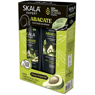 Skala Expert Avocado & Castor Oil Shampoo & Conditioner Set 325ml