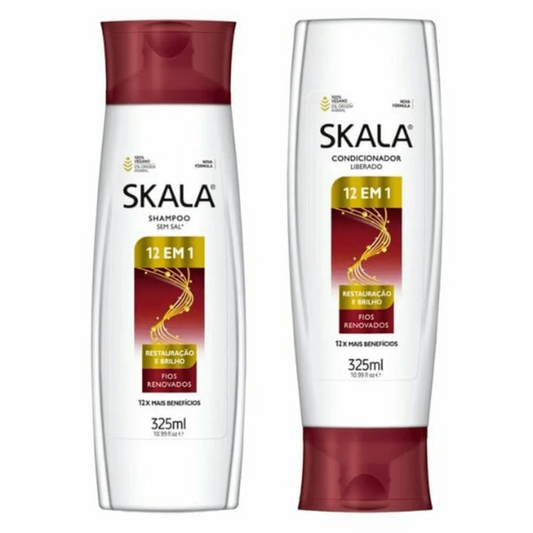 Skala Expert 12 in 1 Shampoo & Conditioner Set 325ml – Total Hair Repair