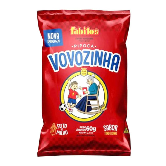 Fabitos Pipoca Doce Vovozinha 2.1oz (60g)